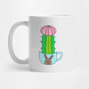 Cute Cactus Design #188: Hybrid Cactus In Cute Bunny Mug Mug